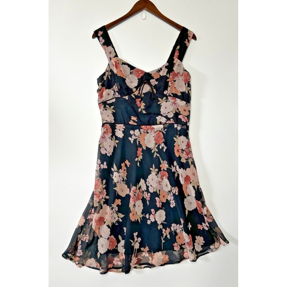 Vintage Scarlet Womens Y2K Babydoll Dress Size 12 Sweetheart Whimsy Fairy Goth